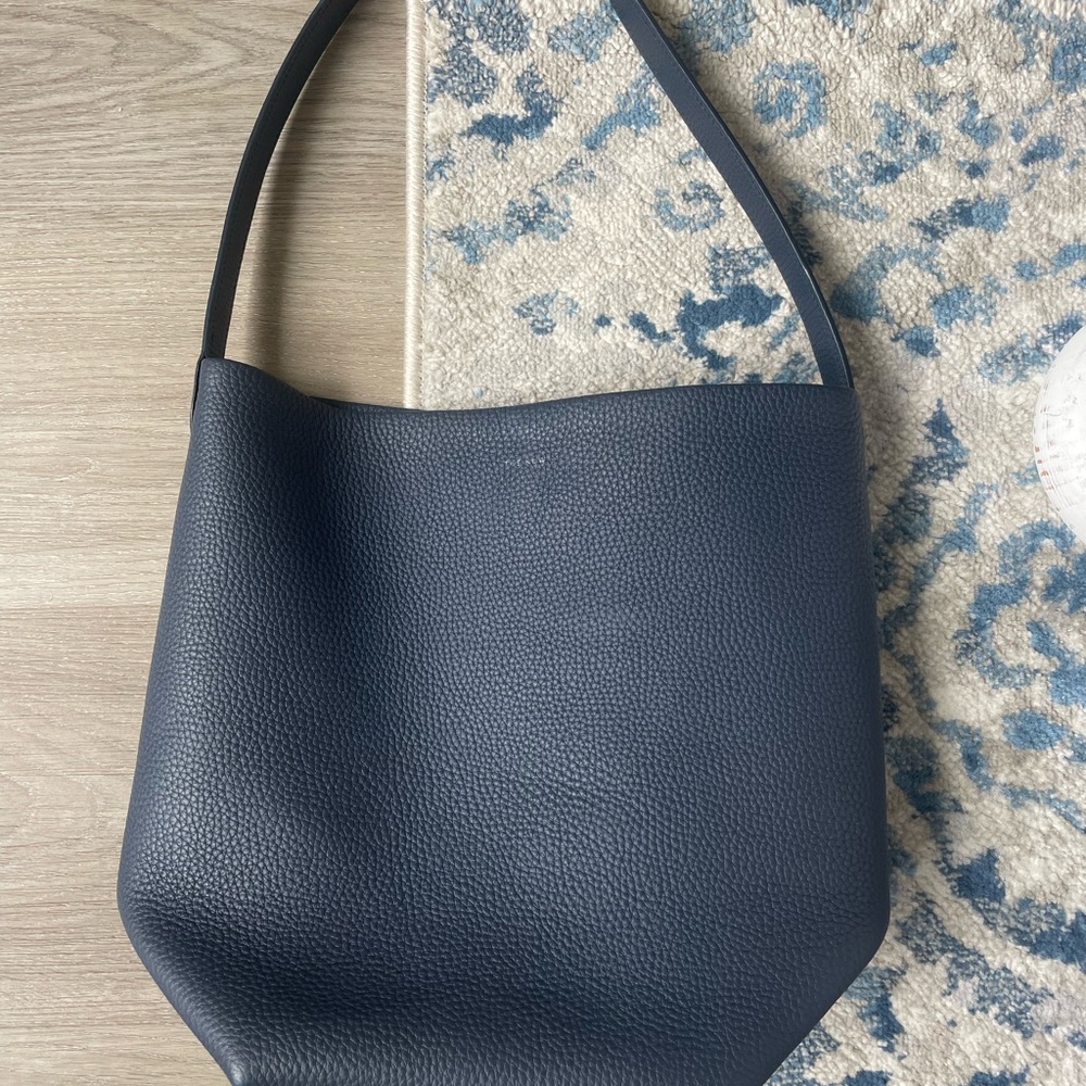 The Row Medium N/S park tote, navy blue